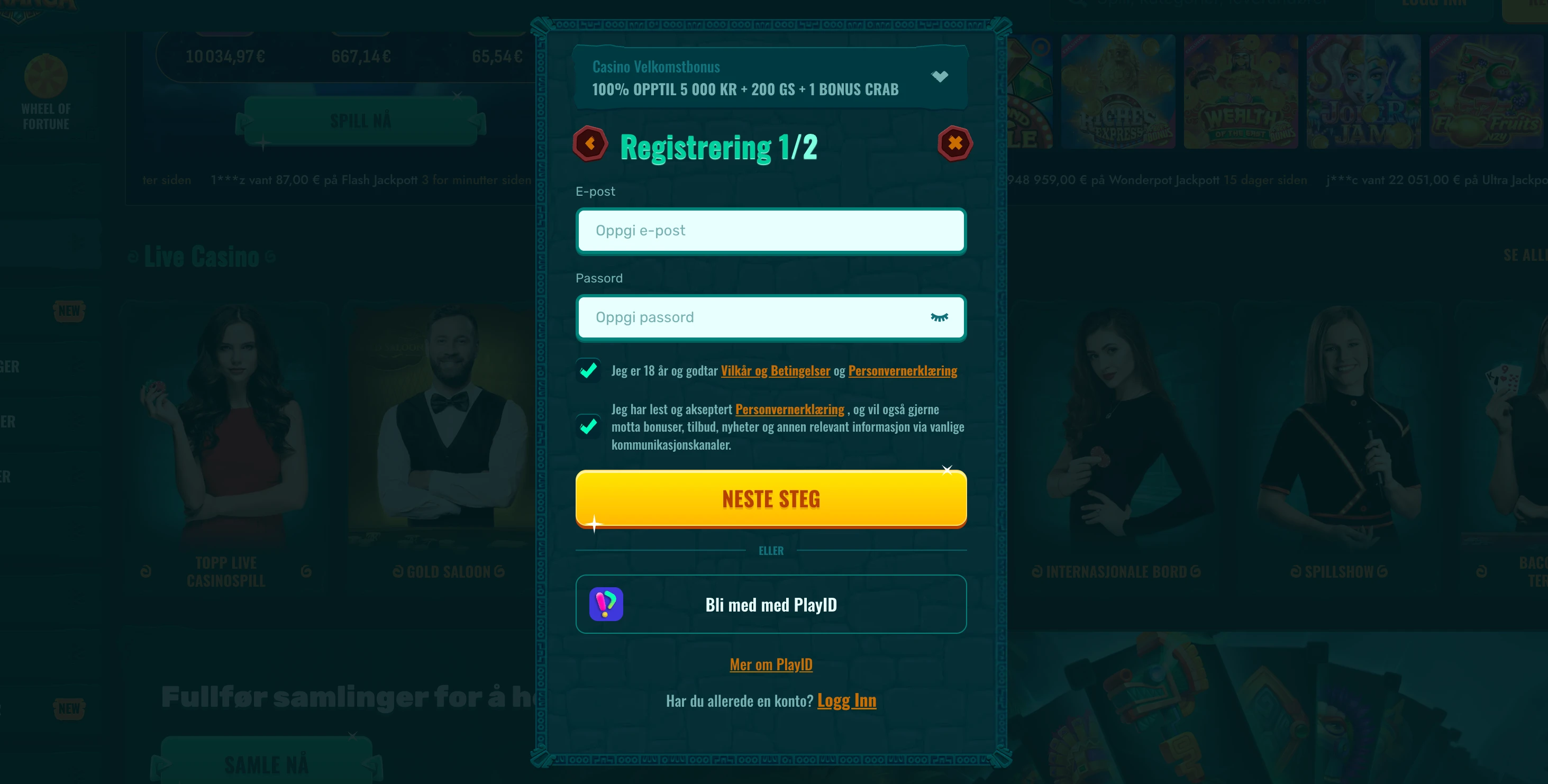 Hvordan få bonus hos Spinanga